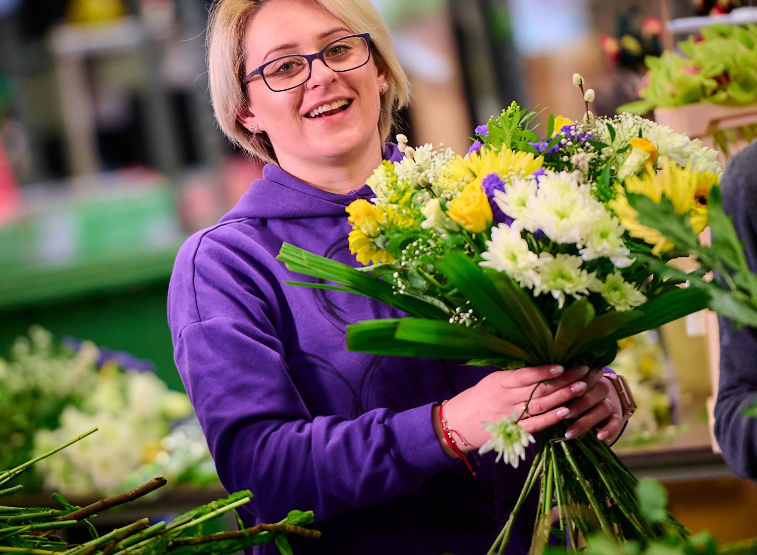 Bouquetnet onderscheidend assortiment